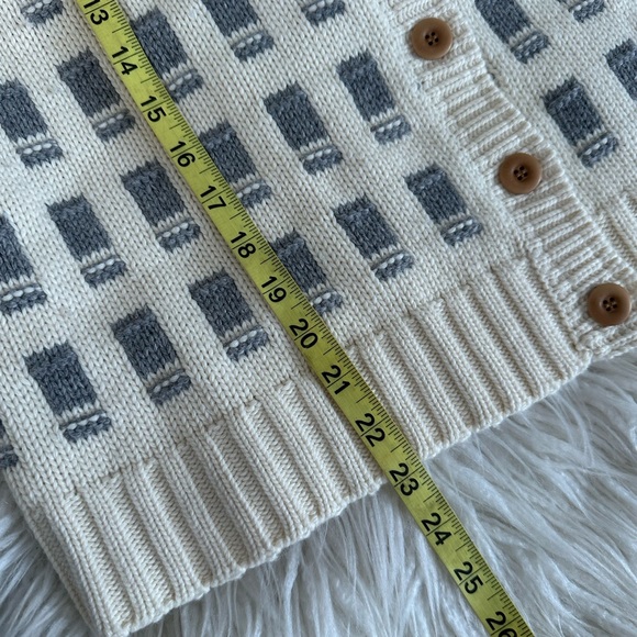 Sundance ivory gray cardigan‎ sweater wool blend ladies size XL - Picture 2 of 7